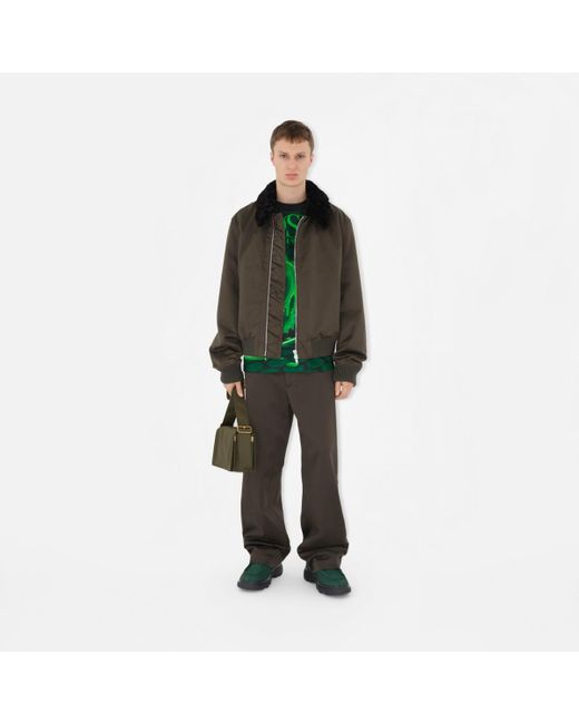 Burberry Crossbody-Tasche "Trench" in Green für Herren
