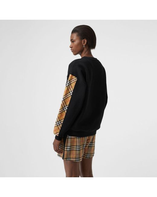 burberry vintage check sweatshirt