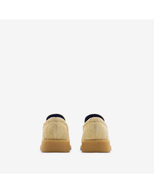 Burberry Natural Suede Chance Loafers for men