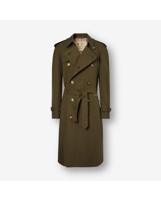 Burberry The Westminster Heritage Trench Coat in Green for Men | Lyst