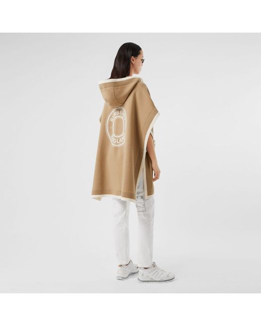 burberry poncho cape