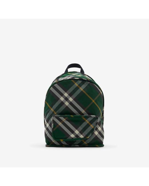 Burberry Green Small Shield Backpack for men