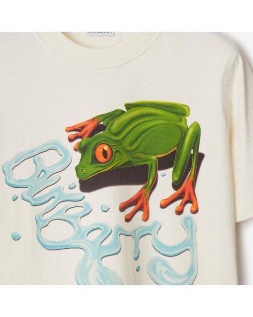 Burberry Green Frog Cotton T-shirt