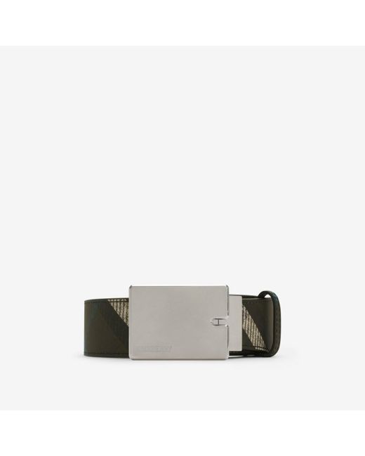 Burberry Multicolor Reversible Check B Cut Belt for men