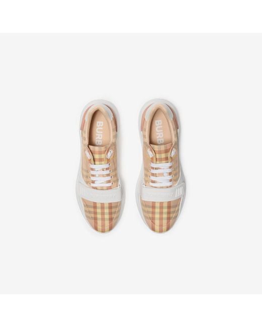 Burberry Natural Check Sneakers
