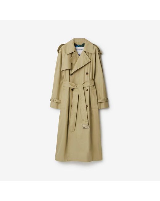 Burberry Natural Long Highgrove Castleford Trench Coat