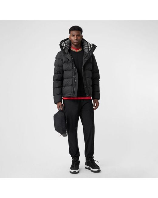 Burberry Detachable-sleeve Down-filled Hooded Puffer Jacket in Black for Men  | Lyst UK