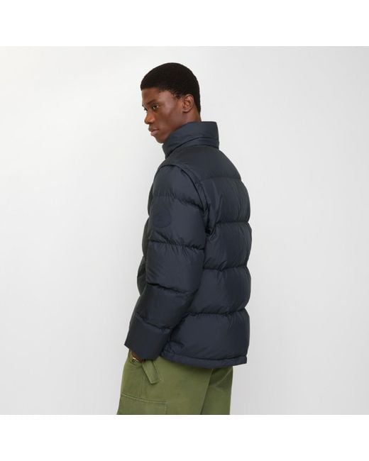 Detachable Sleeve Puffer Jacket Burberry pour homme en coloris Blue