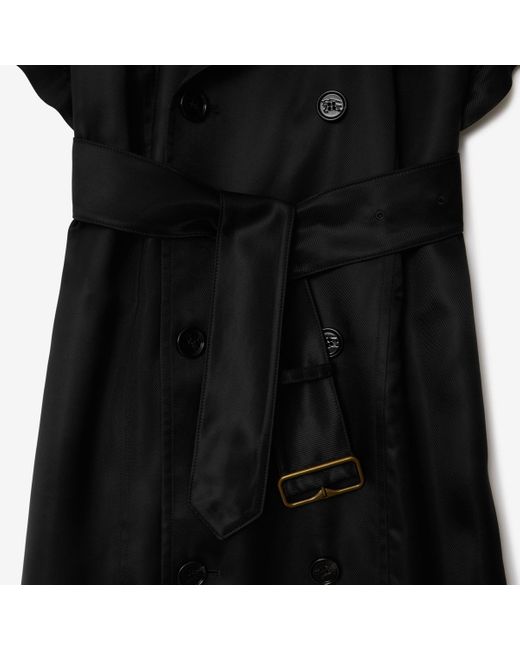 Burberry Black Viscose Trench Dress