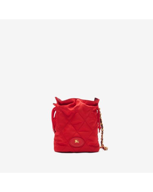 Burberry Red Horseshoe Chain Pouch
