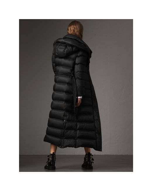 Burberry Detachable Hood Long Down 