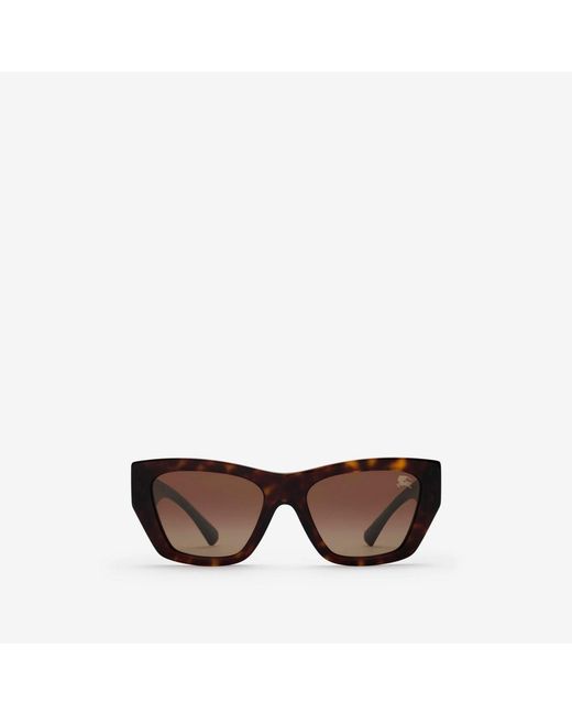 Burberry Brown Ekd Cat-Eye Sunglasses