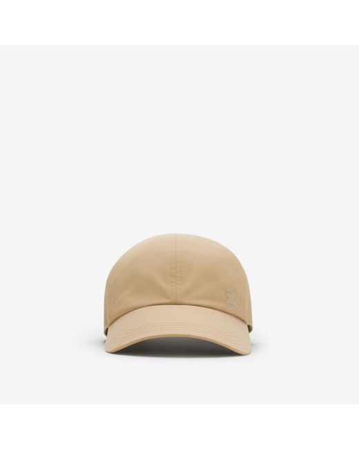 Burberry Natural Gabardine Baseball Cap for men