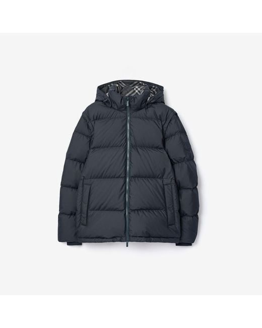 Burberry Blue Down Jackets for men