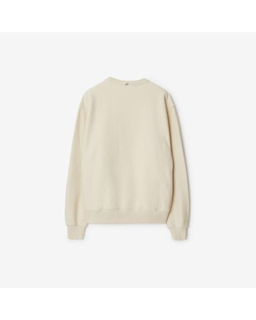 Burberry Natural Cotton Sweatshirt for men