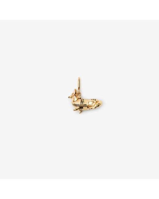 Corgi Charm Burberry en coloris Metallic