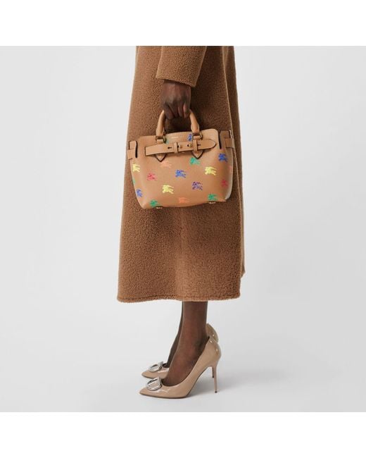 Burberry equestrian bag sale