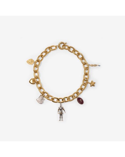 Burberry Metallic Charm Necklace