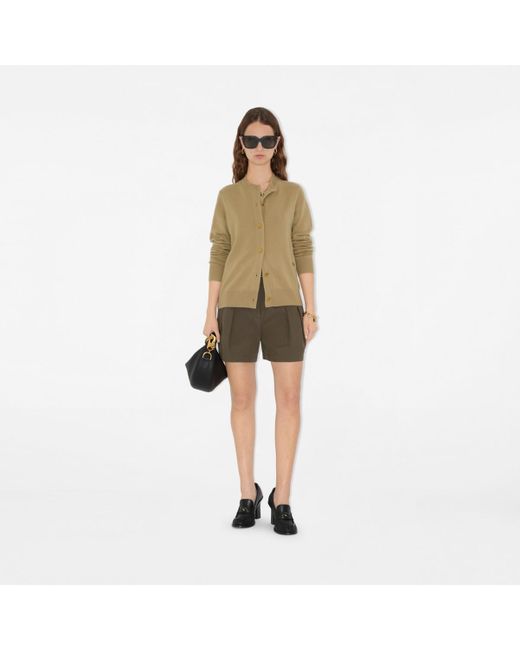 Burberry Natural Cashmere Blend Cardigan