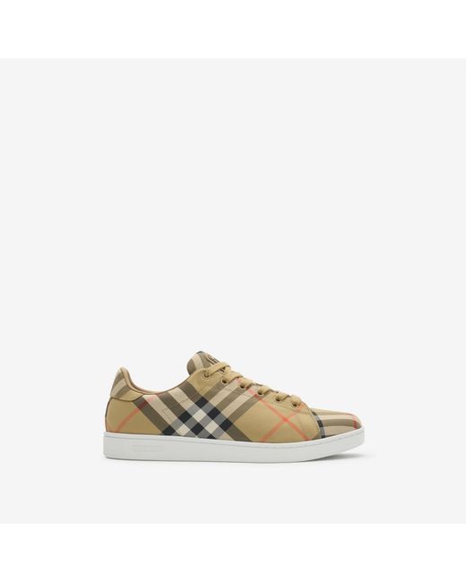 Burberry Natural Check Set Sneakers
