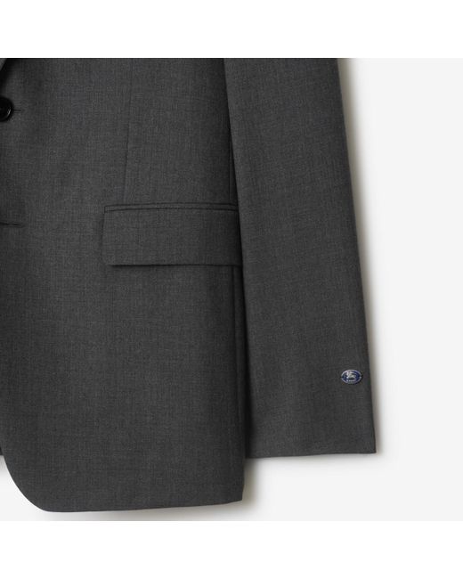 Burberry Black Wool Tailored Jacket for men