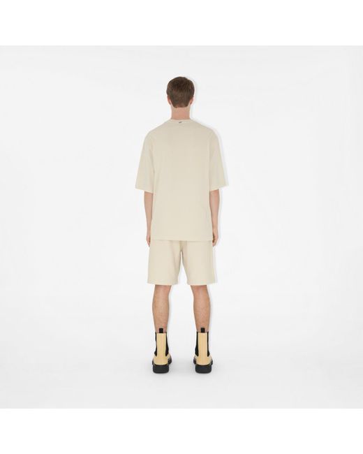 Burberry Natural Cotton Shorts for men