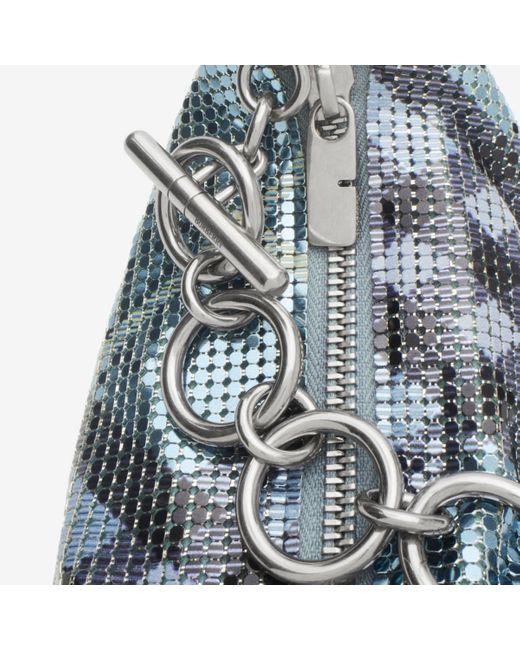 Burberry Blue Chainmail Bag