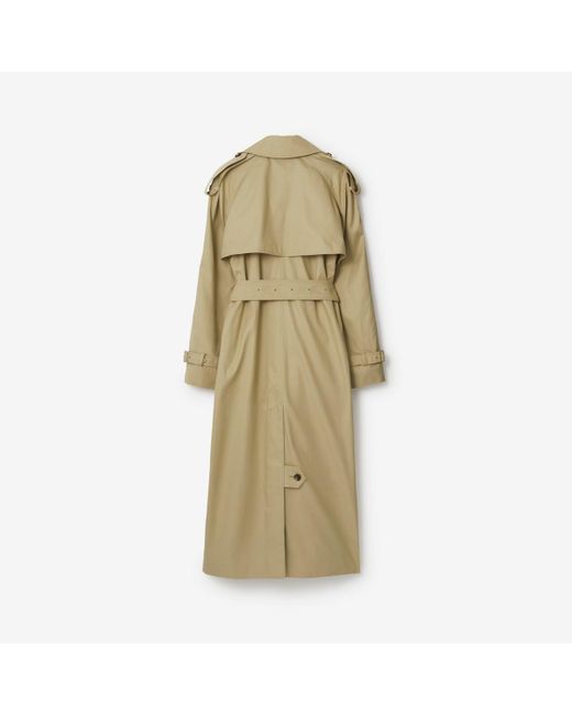 Burberry Natural Long Highgrove Castleford Trench Coat