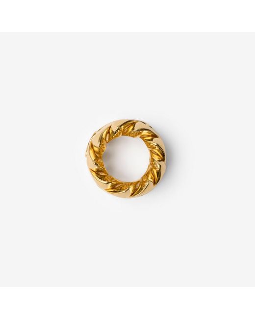 Burberry Metallic Thorn Cuban Chain Ring