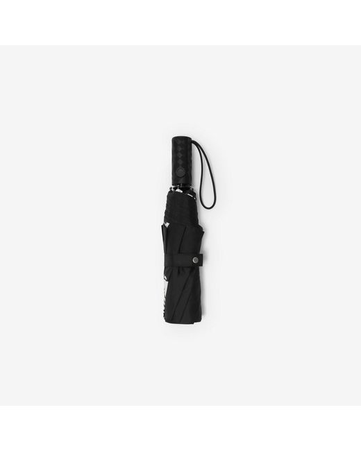 Burberry Black Knight Folding Umbrella