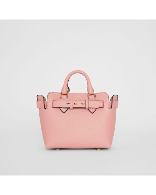 Burberry Pink The Mini Leather Belt Bag