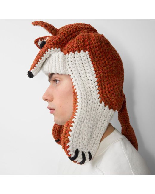 Burberry Wool Fox Hat in Brown for Men | Lyst display picture 3