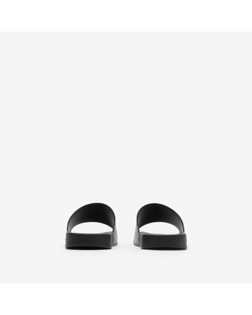 Burberry Green Check Slides for men