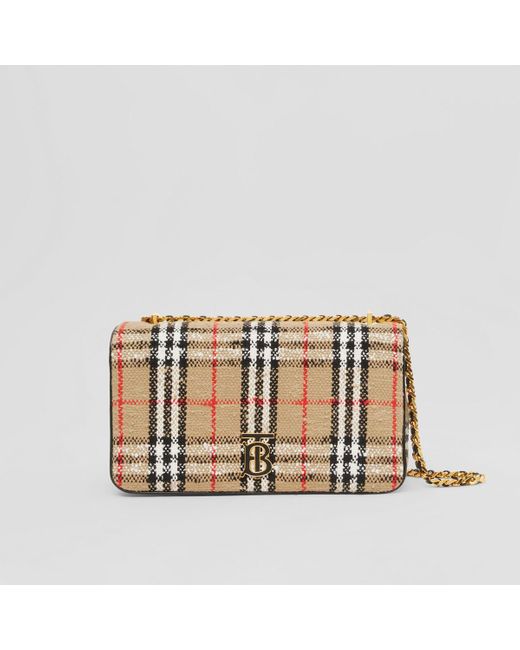 Burberry Vintage Check BouclÃ© Medium Lola Bag | Lyst