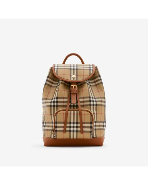 Burberry Natural Check Backpack
