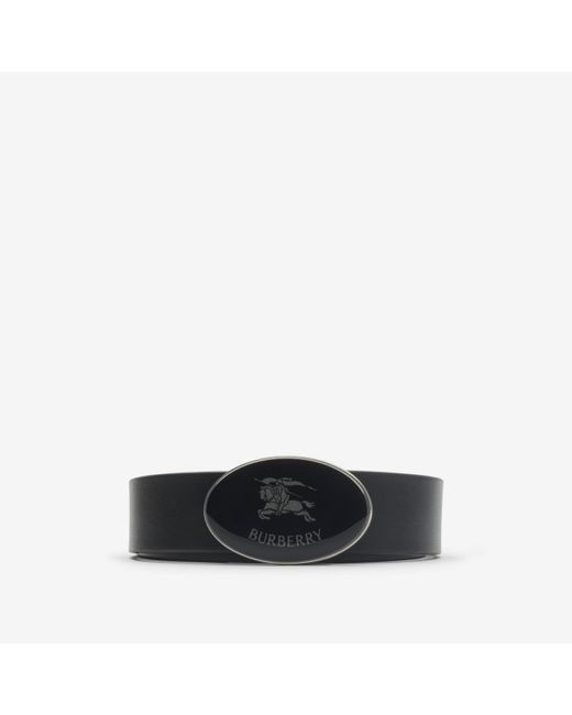 Burberry Multicolor Reversible Check Oval Knight Stamp Belt​ for men