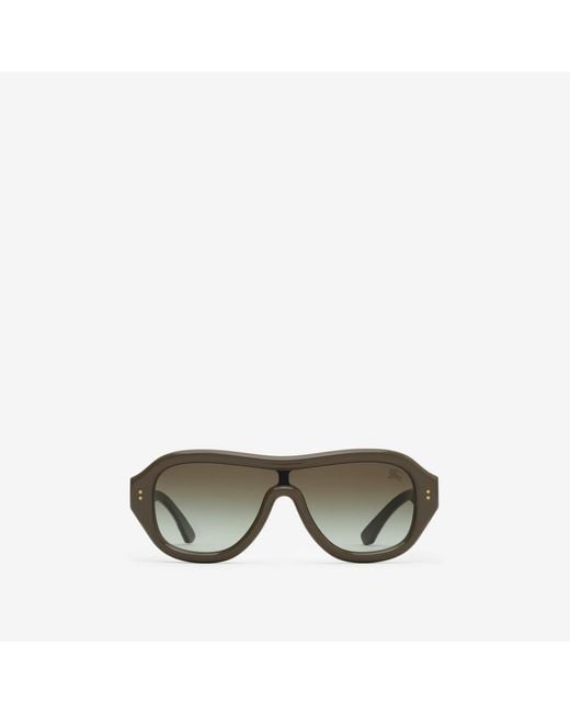 Burberry Green Mask Sunglasses