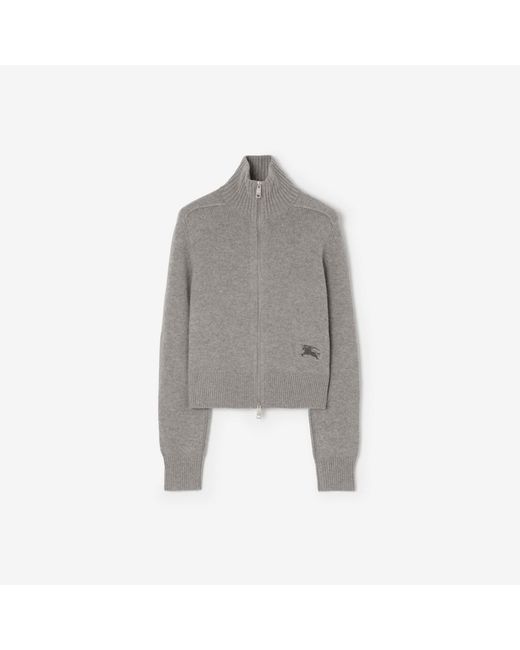 Burberry Gray Cashmere Blend Jacket