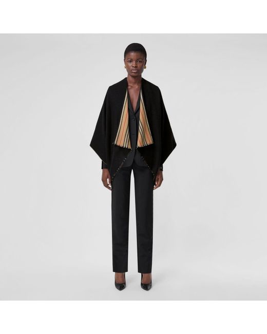 burberry wool cape
