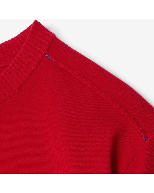 Burberry Red Wool Sweater for men