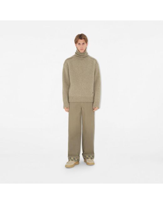 Burberry Natural Cotton Carpenter Trousers for men