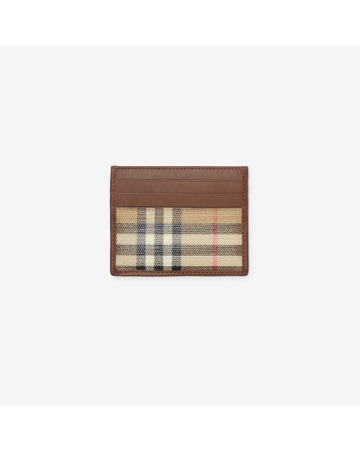 Burberry Multicolor Check Card Case for men