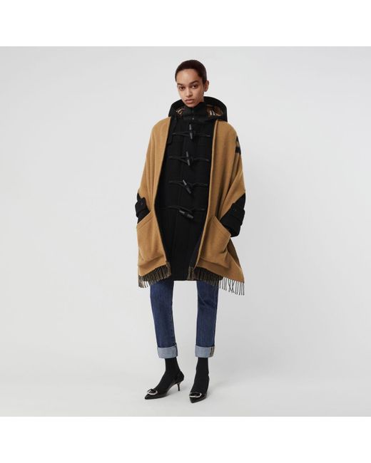 burberry hooded scarf