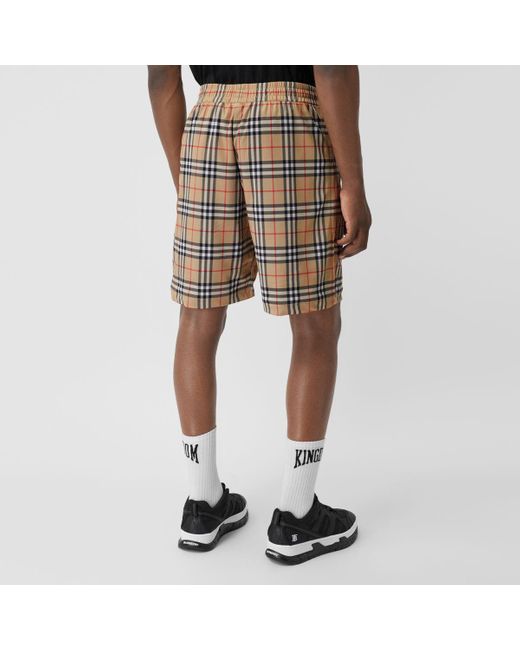 burberry vintage check shorts