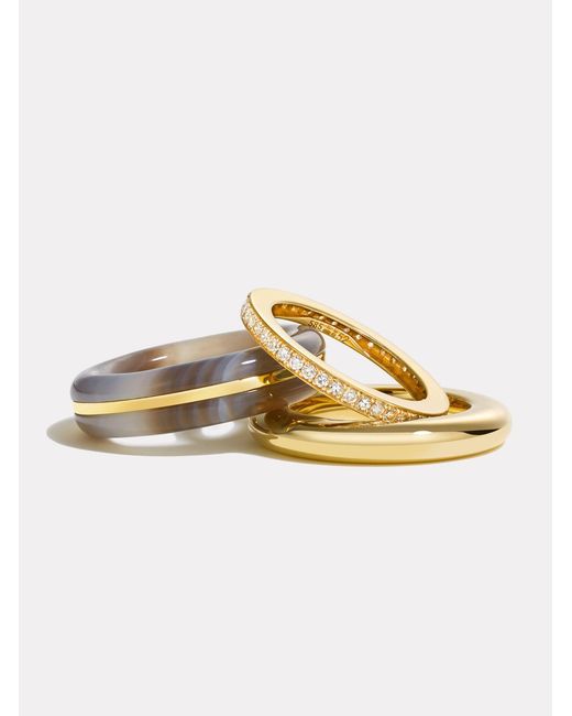 BY PARIAH Natural Classic Ring Stack