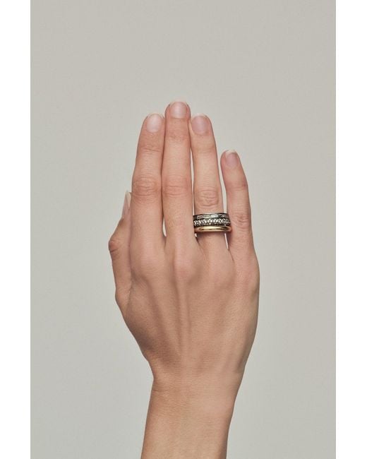 BY PARIAH White Prism Stacking Ring