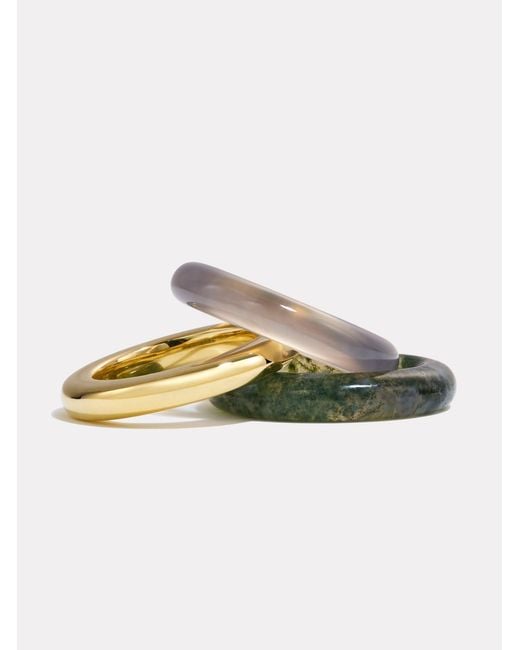 BY PARIAH Metallic Stone Trilogy Stack