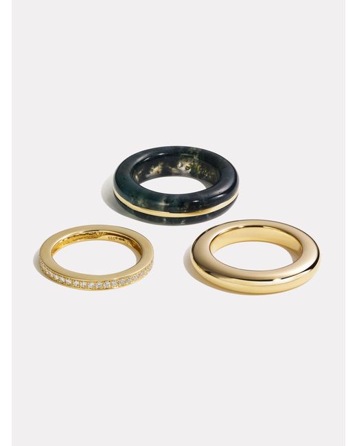 BY PARIAH Multicolor Classic Ring Stack