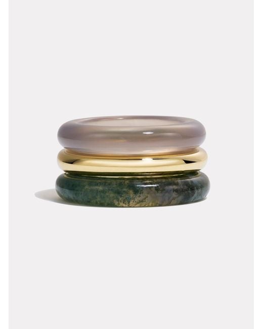 BY PARIAH Metallic Stone Trilogy Stack