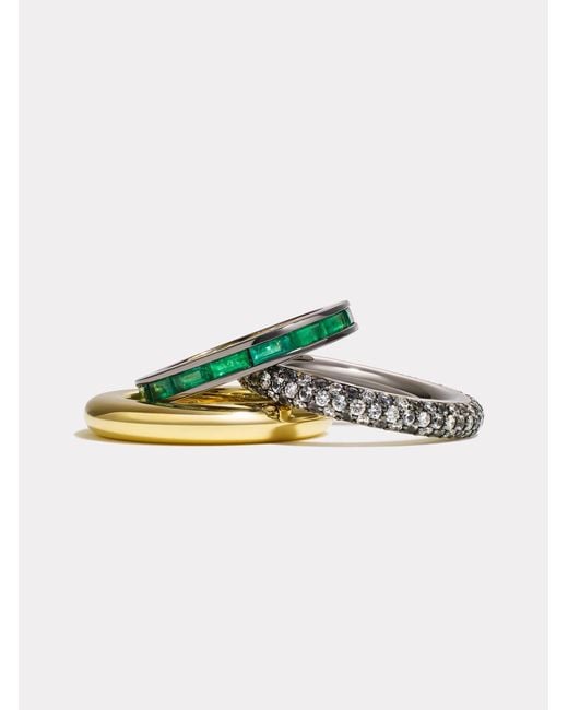BY PARIAH Green Prism Stacking Ring